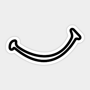 Smile Happy Face Expressive Simple Design Sticker